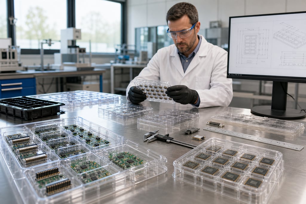 Choosing the Right Trays for Shipping Electronic Components