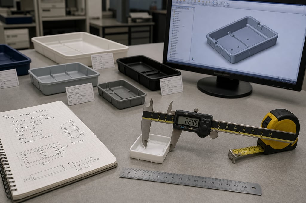 How to Measure Parts for Plastic Trays Before You Order
