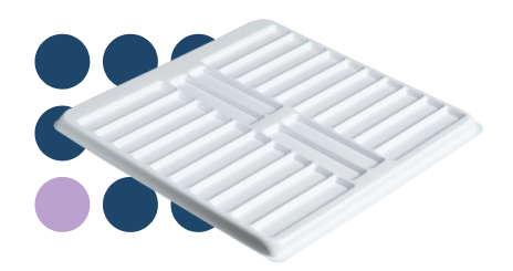 DSI Dental Bonding Prep Trays – Bracket Trays With Molar Spaces, Orthodontic Supplies, Made In Israel